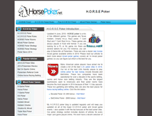Tablet Screenshot of horsepoker.net